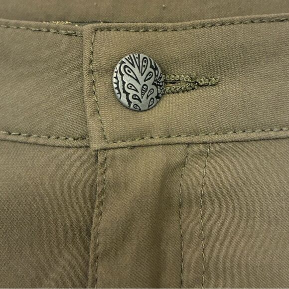 PRANA Meme Pant Olive Green Women’s Size 4 - Picture 5 of 7